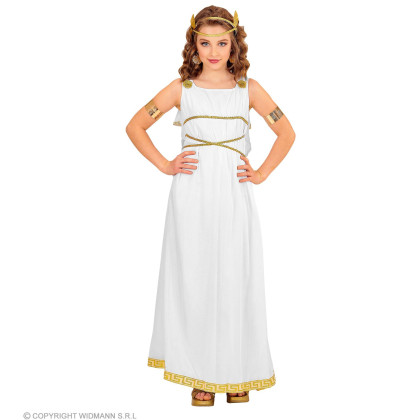Griechische Göttin mit Kleid, Lorbeerkranz