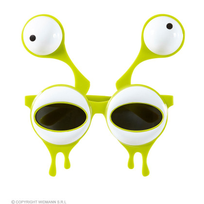 Brille Alien mit Doppelten Augen