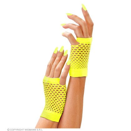 Neon Gelbe Fingerlose