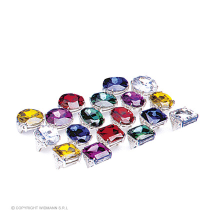 Super Luxus Ring Display Box- Sort. in 3 Modellen und 6 Farben