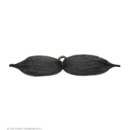 Modellierbarer Schnurrbart schwarz