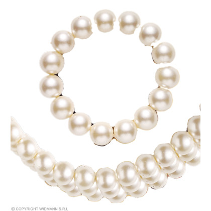 Kollier und Armband aus Perlen