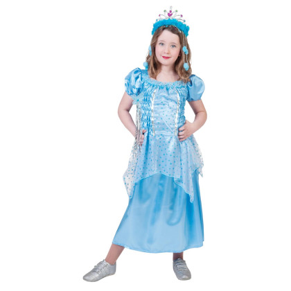 Individuelles blaues Prinzessinkleid für kleine Mädchen