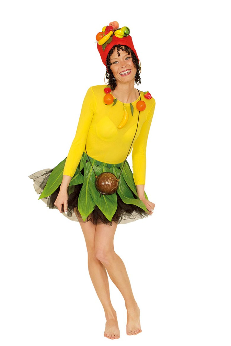 Kostüm-Zubehör Bananenblätter Rock  Karneval Neu 