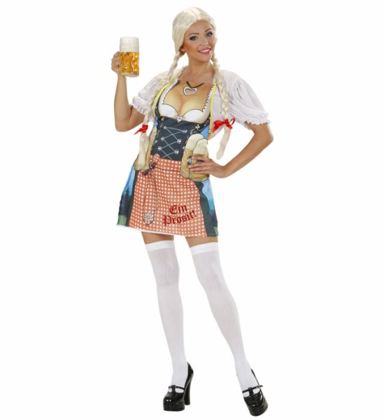 Bayern-Schürze Rosi die Kuh Kostüm Fasching Karneval Oktoberfest Grillschürze 