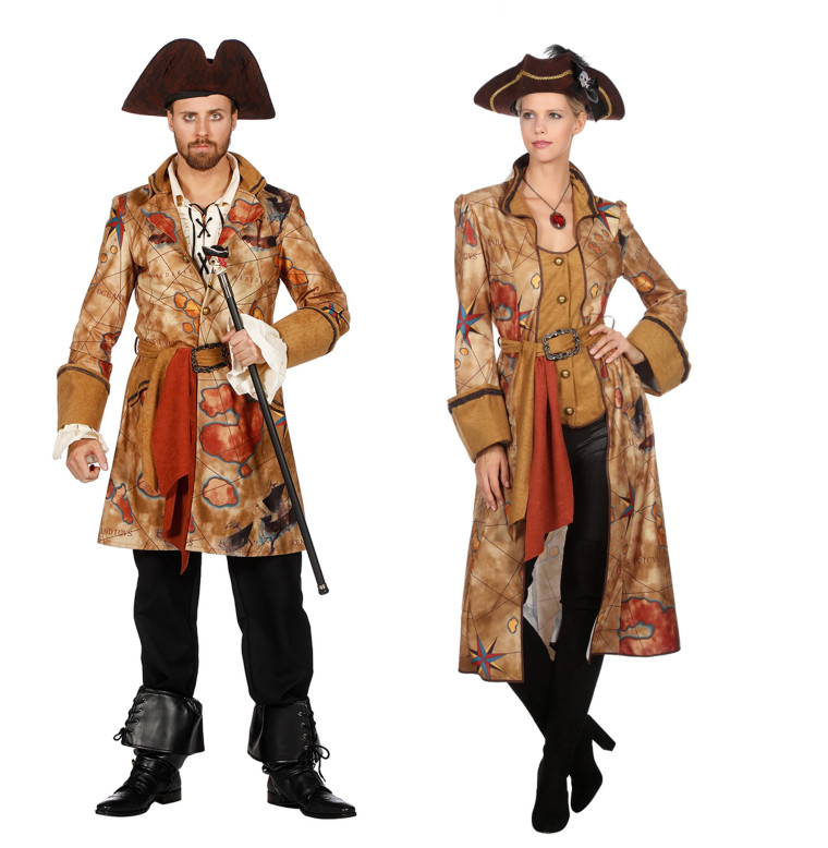 Piratin Kostüm - Piraten Accessoires - Piraten Kleidung für Sie & Ihn