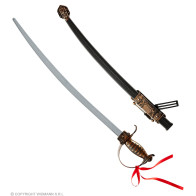 Altes Königliches Schwert Dekorierter Scheide 68 Cm