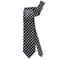 Orlob Fasching Krawatte schwarz/weiß kariert
