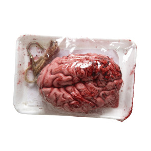 Horror Effekt Gehirn in Verpackung