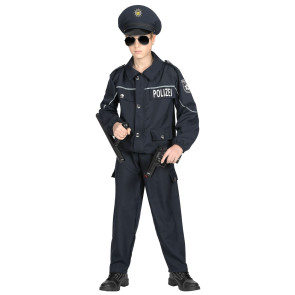 Kinderuniform Deutscher Polizist Gr. 104, 116, 128, 140, 158