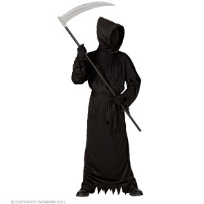 Reaper mit Robe mit Kapuze Maske Unsichtbares Gesicht, Gürtel
