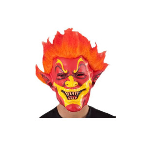 Feuermaske Clown rot