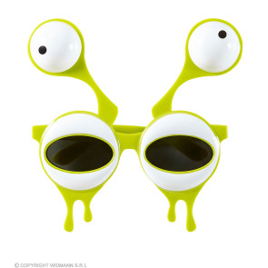 Brille Alien mit Doppelten Augen