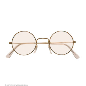 Brille mit Gläsern Runde Form