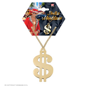 Goldene Dollar Halskette