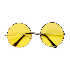 70er Gelben Gläsern Nickelbrille
