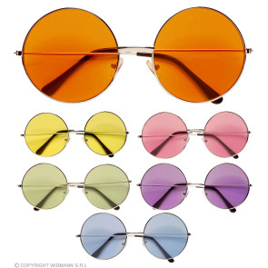 70Er Jahre Brille In 6 Farben Sort.