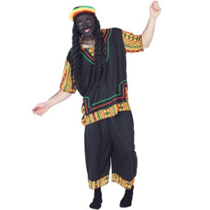 lustiges Rasta Marley Kostüm