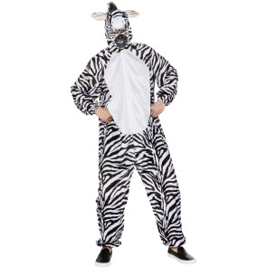 Zebra Kostüm Ganzköper Anzug als zweite Haut.