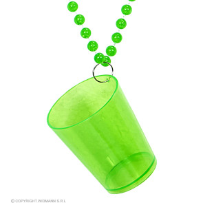 Neon Grüne Schnapsglaskette