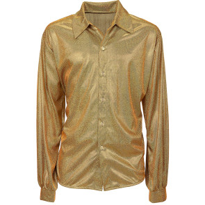 Holographic Disco-Shirt Gold