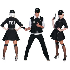 Akte X FBI Pärchen als Ermittler Team mit dem FBI Kostüm