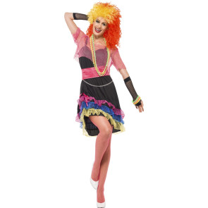 80er Jahre Flashdance Fun Kostüm Damen