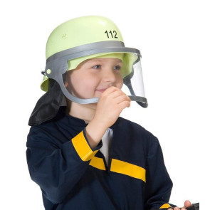 Helm Feuerwehr für Kinder mit Visier Deutsche Version