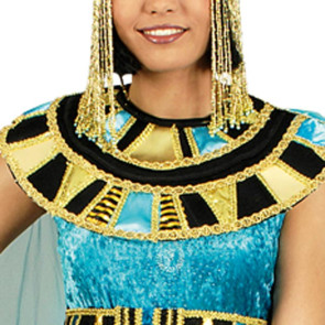 großer Schmuckkragen im Ägyptischen Stil für Cleopatra Kostüme