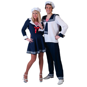 Matrosen Pärchen Uniform für Seefahrer