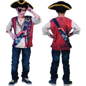 3D Pirat Kinderhemd