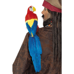 Lustiger Piraten Papagei mit Schulterhalterung