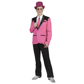 Big Band Retro Show Jacke für Herren in rosa - pink