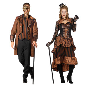 steampunk Kostüm für Paar günstig