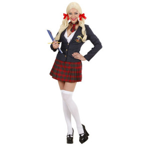 Sexy Schulmädchen Uniform als Damenkostüm