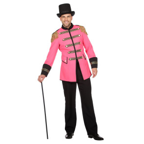 Zirkusjacke in rosa mit Epauletten gold