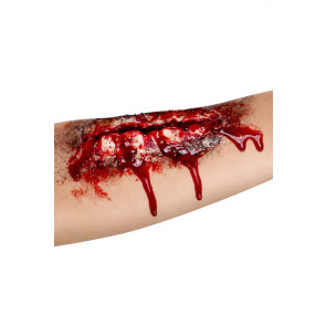 Latex Wunde Unterarm für Zombie Schminke