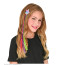Haarklammer mit Holografischem Paillettenstern und Drei Bunten Zöpfen Für Mädchen