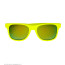 Neon Gelb Brille 80er Jahre mit Gläsern Revo