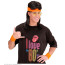 Neon Orangene Schweißbänder mit Stirnband und 2 Armbänder Bild / Ansicht 2
