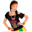 Neon Orangene Schweißbänder mit Stirnband und 2 Armbänder Bild / Ansicht 3