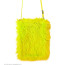 Neon Gelbe Plüsch Handtasche