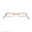 Brille mit Gläsern Rechteckige Form