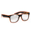 Orange-Schwarz Leuchtbrille  Brille mit LED
