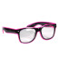 Leuchtbrille Pink-Schwarz Brille mit LED