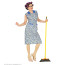 Hausfrau mit Kleid Bild / Ansicht 2
