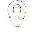 Zulu' Set mit Nasenring, Halskette,Armband Bild / Ansicht 1