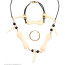 Zulu' Set mit Nasenring, Halskette,armband