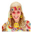 Neon Gelbes Hippie Set Peace Kette & Ohrringe Bild / Ansicht 3