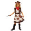 Mädchen verkleidet im Faschingskostüm als Cowgirl